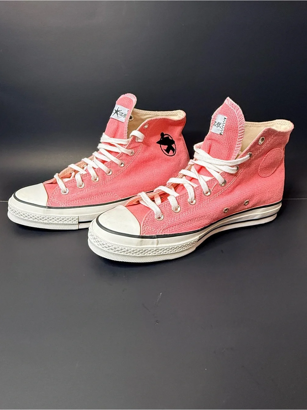 Stüssy x Converse Chuck 70 High Top Pink Coral Sneakers Men’s 11 Women’s 13